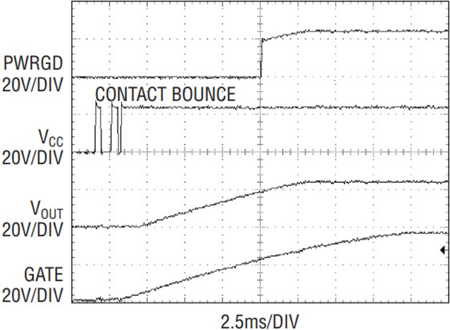 Versatile Hot Swap Controller with Open Circuit Detect, Foldback