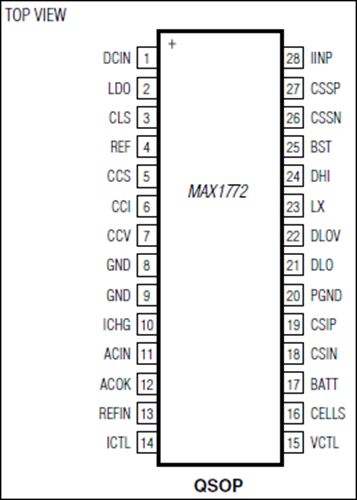 MAX1772 Low-Cost, Multichemistry Battery-Charger Building Block ...