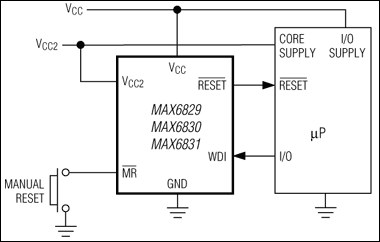 MAX6831VFUT+
