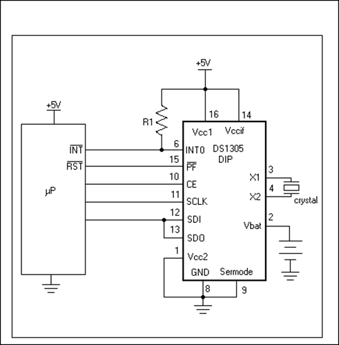 DS1305 Datasheet and Product Info | Analog Devices