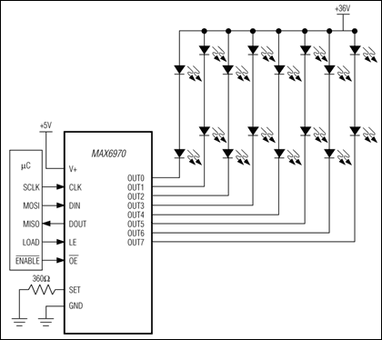 MAX6970AUE+