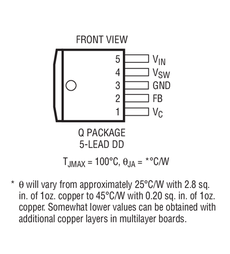 LT1172 Datasheet and Product Info | Analog Devices diagrammer package 
