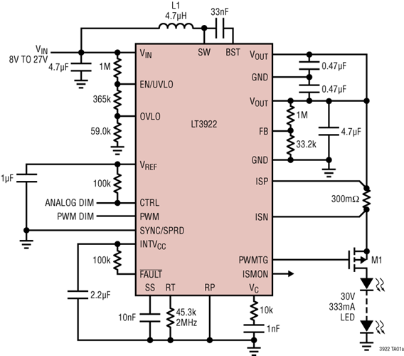 LT3922 Datasheet and Product Info | Analog Devices