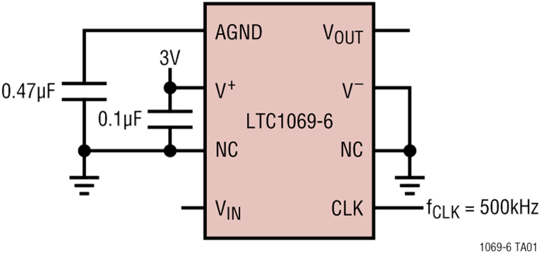 LTC1069-6 Application Circuit