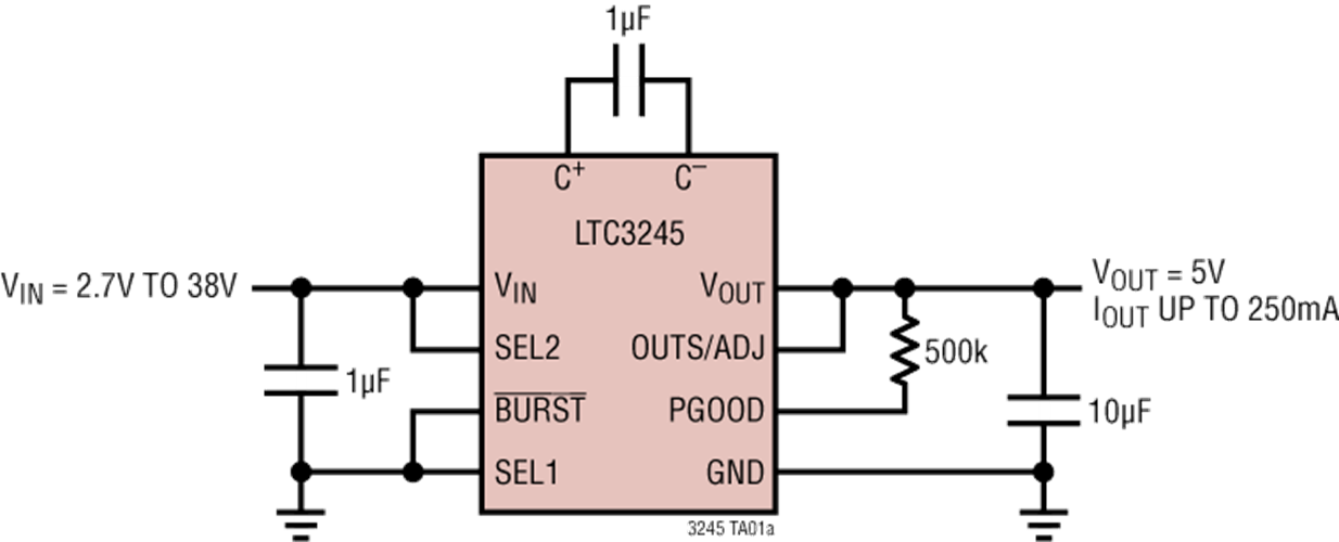 LTC3245 Application Circuit