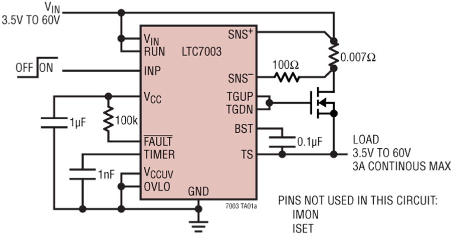 LTC7003 Datasheet and Product Info | Analog Devices