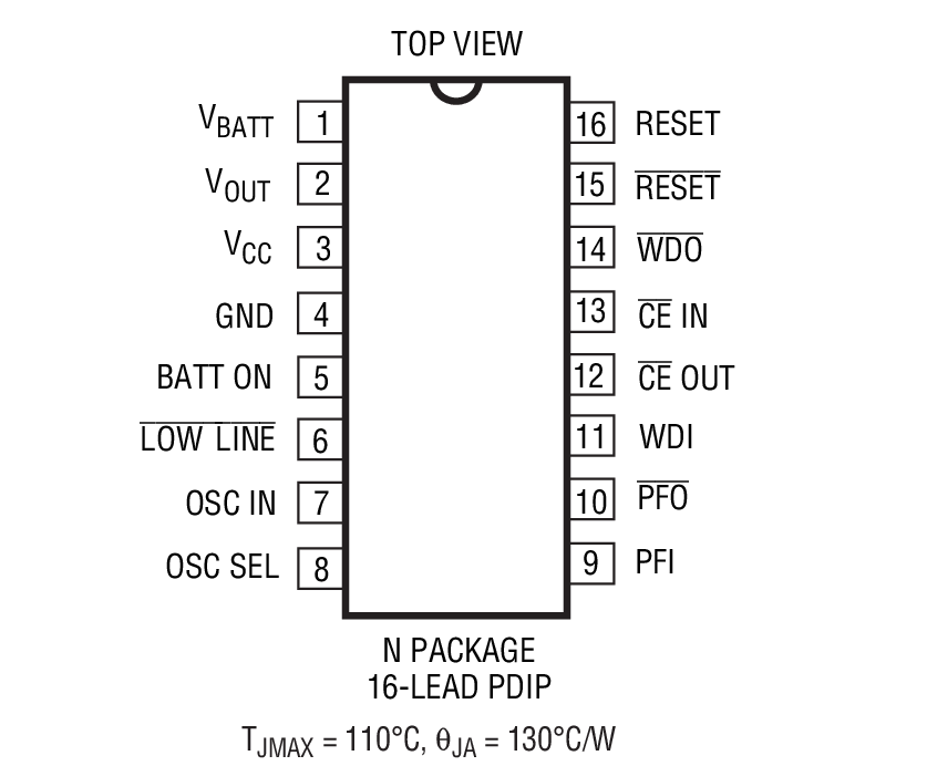 Circuit Intégré LTC 690 CN 8 CI WATCHDOG DIL8 De Linear Technology - Neuf (état 'autre')