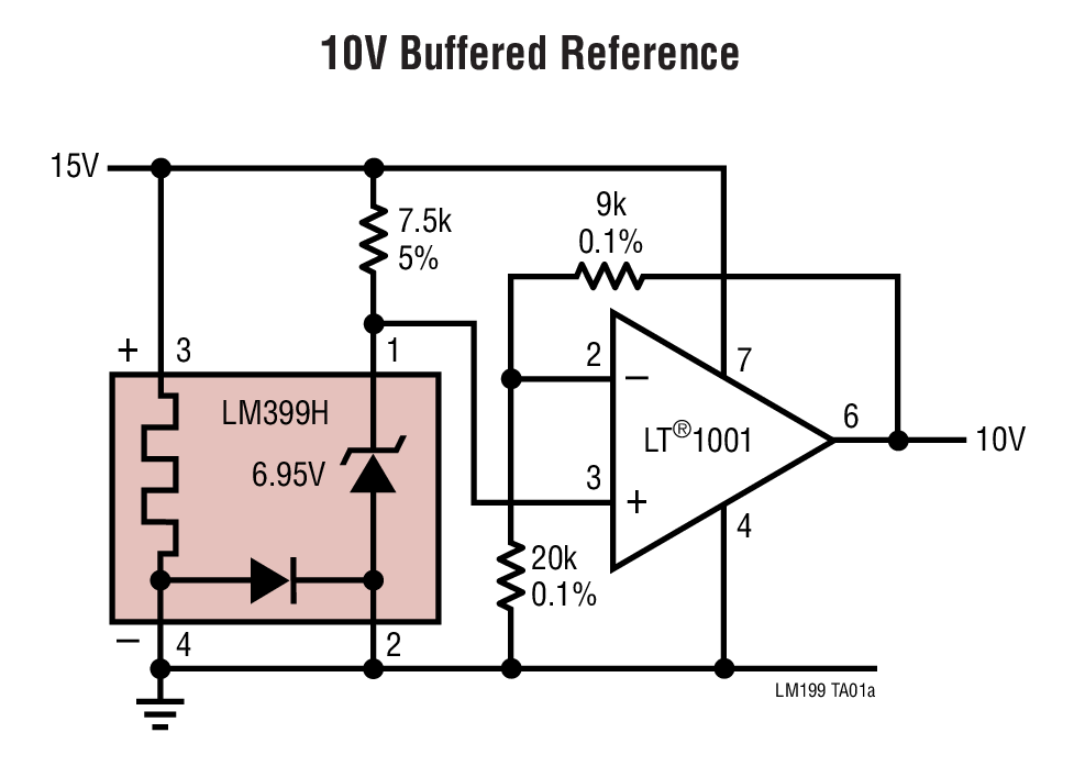 LM399 Datasheet and Product Info | Analog Devices