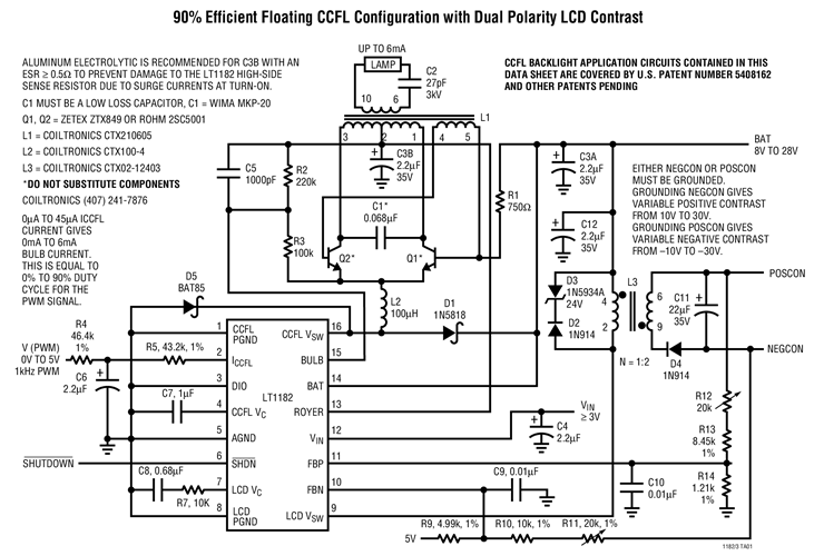 LT1184 Datasheet and Product Info | Analog Devices