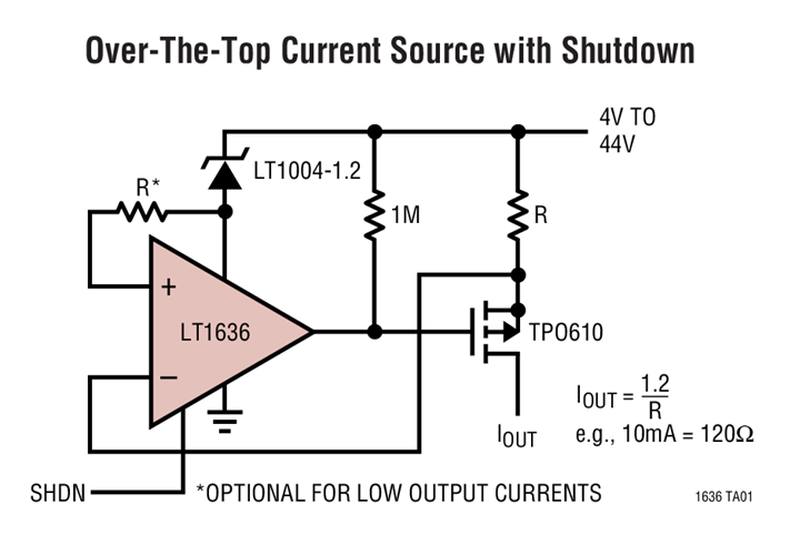 LT1636 Datasheet and Product Info | Analog Devices