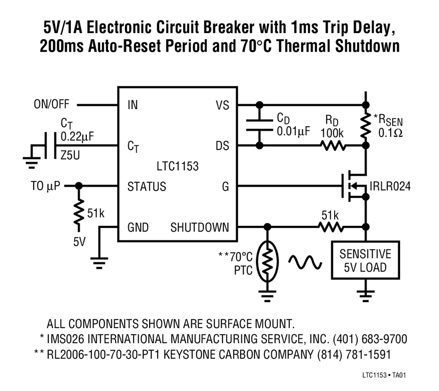 LTC1153 Datasheet and Product Info | Analog Devices