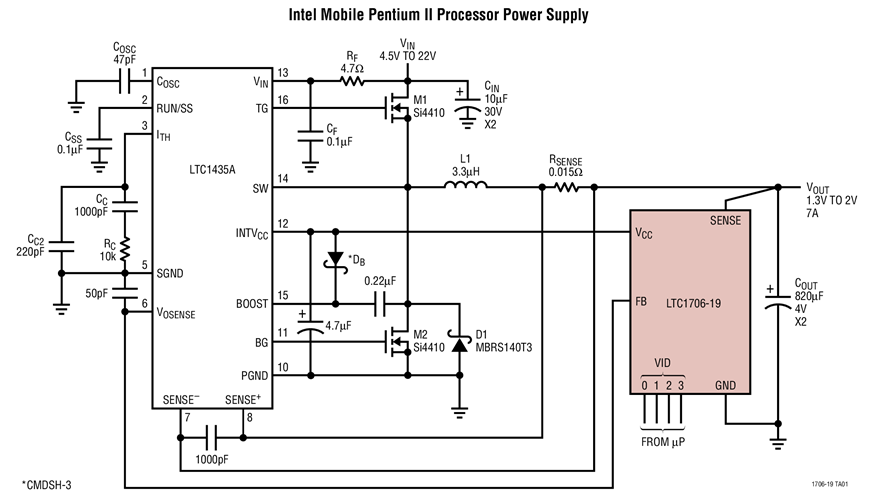 LTC1706-19 Datasheet and Product Info | Analog Devices