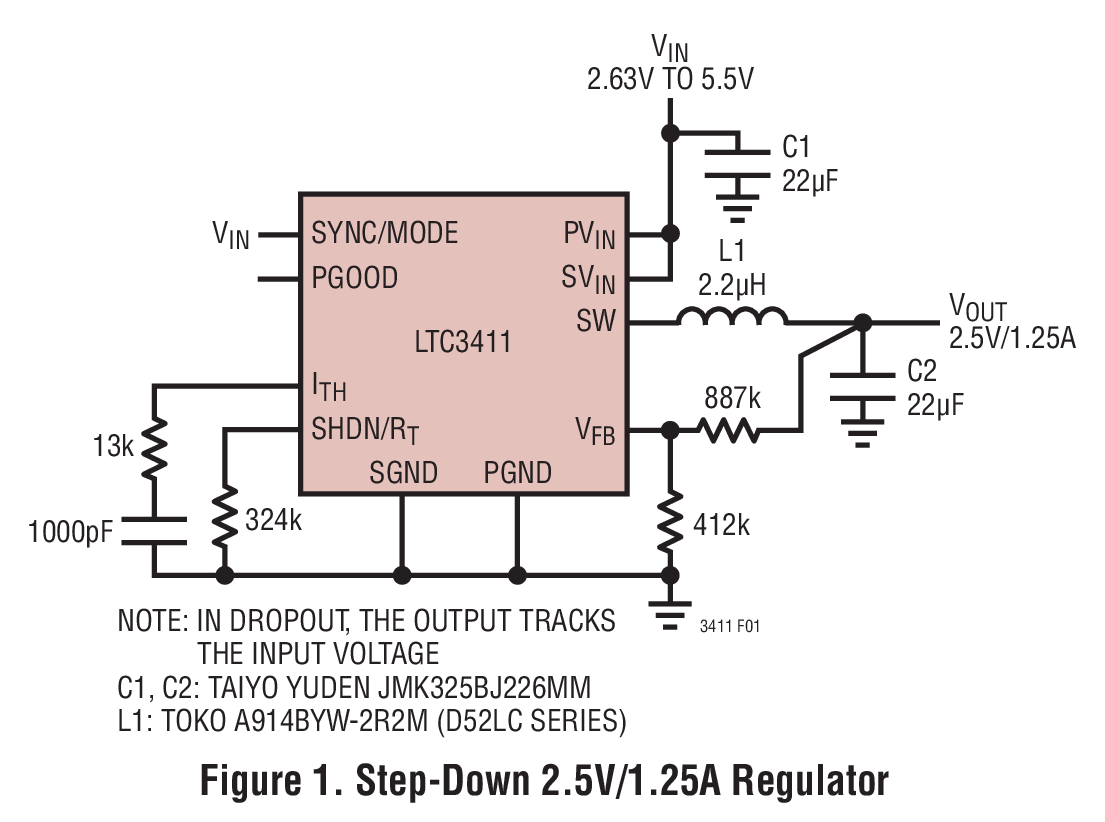 LTC3411IDD#TRPBF