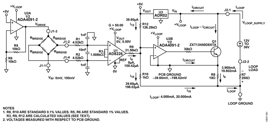 CN0289 Circuit Note | Analog Devices 2wire sensor diagram for plc 