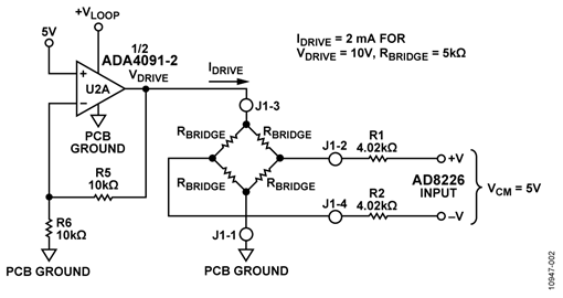 Sensor Voltage Drive Configuration Sensor Voltage Drive Configuration