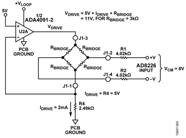 Sensor Current Drive Configuration Sensor Current Drive Configuration