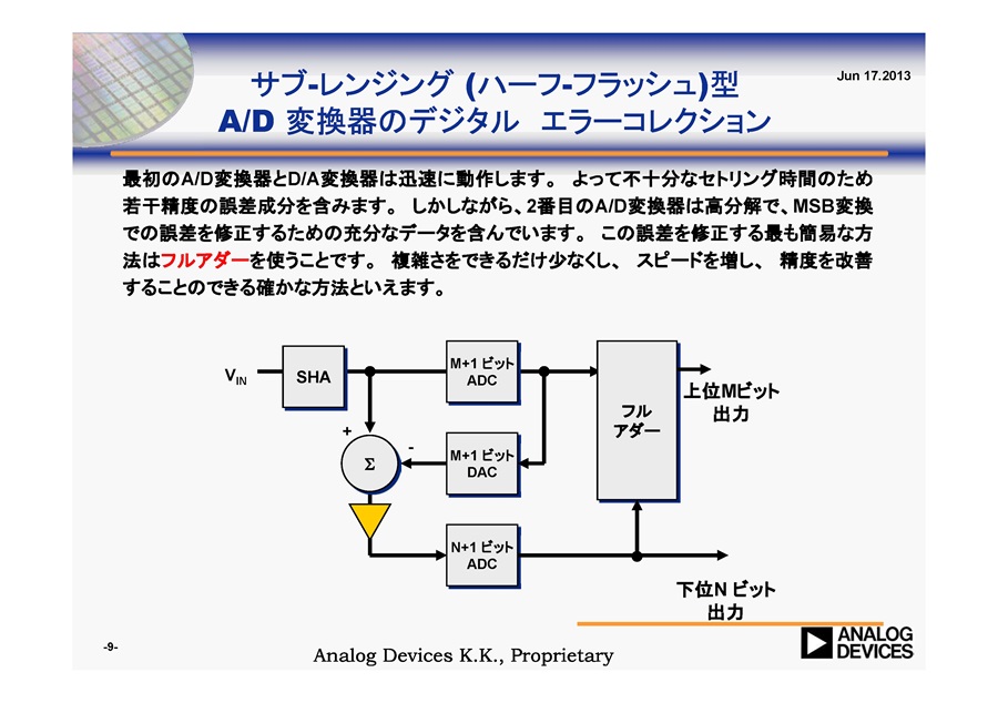 パイプライン型のadcって どんなもの アナログ デバイセズ