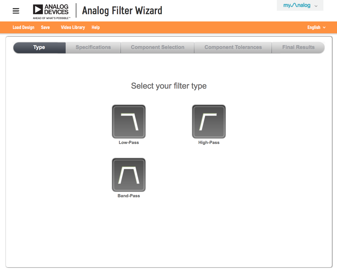 The Analog Filter Wizard Design Tool Analog Devices