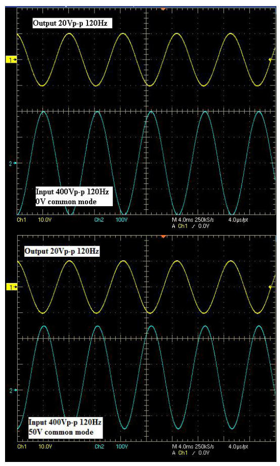 AdjustableGain Difference Amplifier Circuit Measures Hundreds of Volts