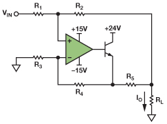 Choose Resistors To Minimize Errors In Grounded Load Current Source Analog Devices