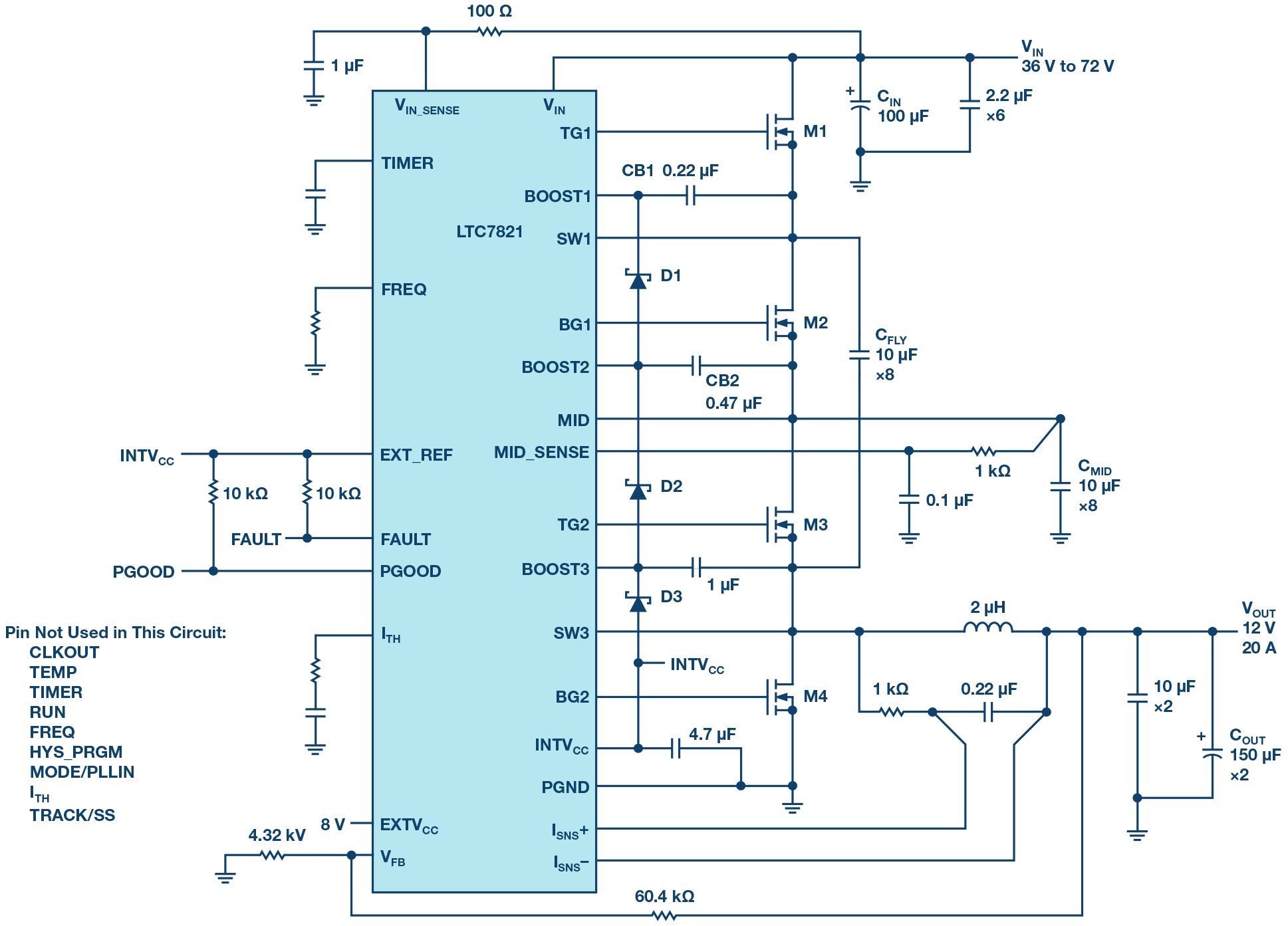 48 Volt Dc To 12 Volt Dc Converter Circuit Diagram - Hanenhuusholli