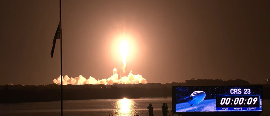 SPACE HAUC hitched a ride aboard the SpaceX CRS-23 ISS resupply mission.