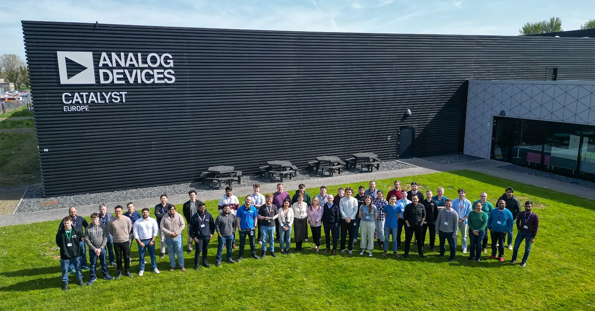 Team at Analog Devices Catalyst Europe building.
