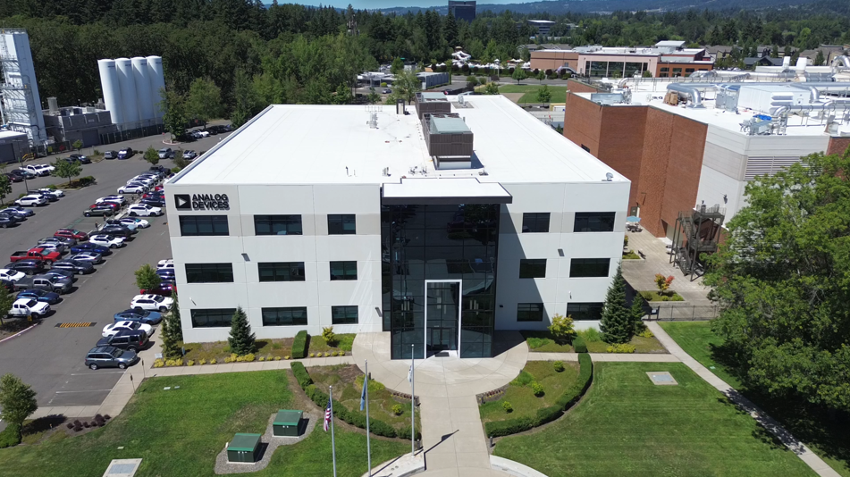 Aerial view of Beaverton Office