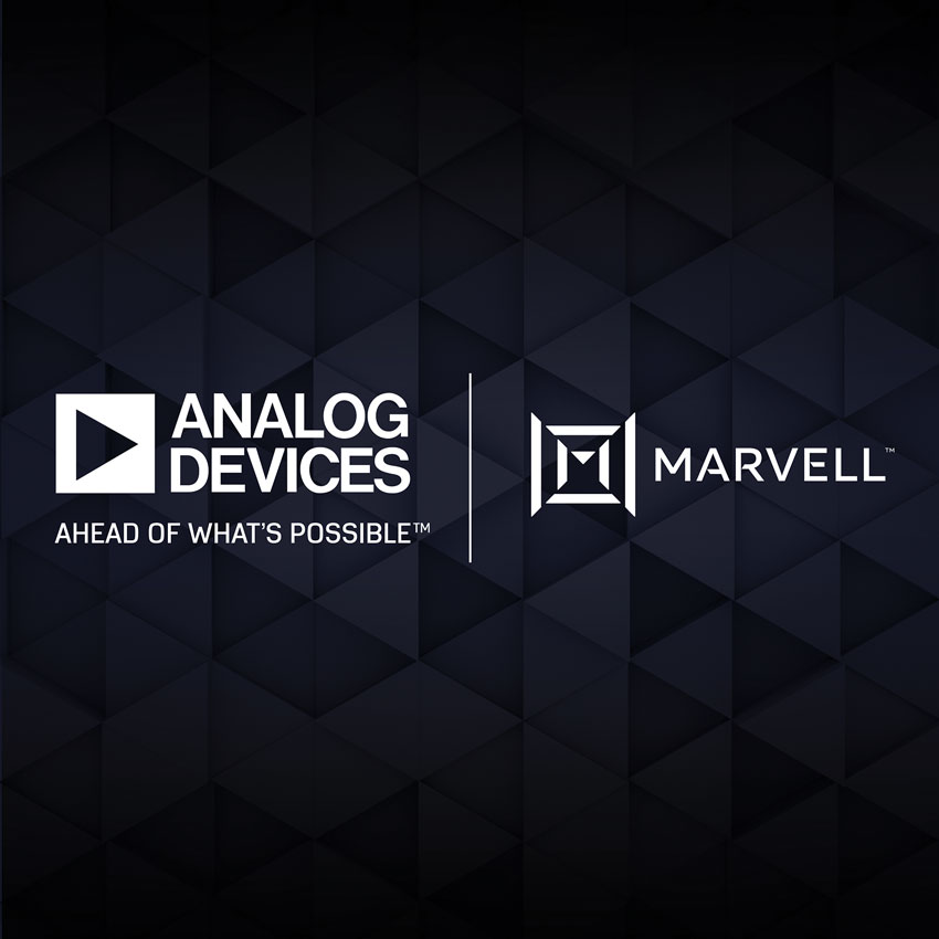 Analog Devices and Marvell Logos