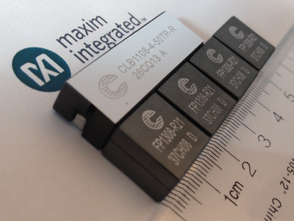 Figure 6. Multiphase coupled inductor CLB1108-4-50TR-R for high-current applications, with large discrete inductors it replaces, <sup>11</sup>.