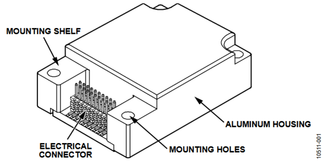 Figure 1. ADIS16334AMLZ, Top View.