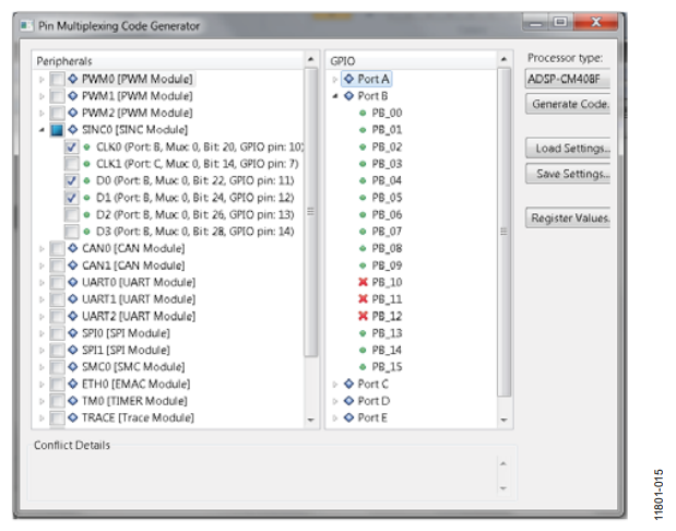 Figure 30. Pin Multiplexing Code Generator.