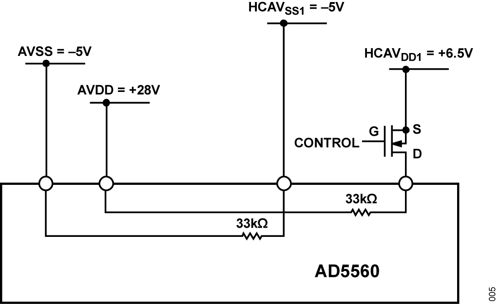 Figure 5. Example of Using MOSFET Instead of a Diode.