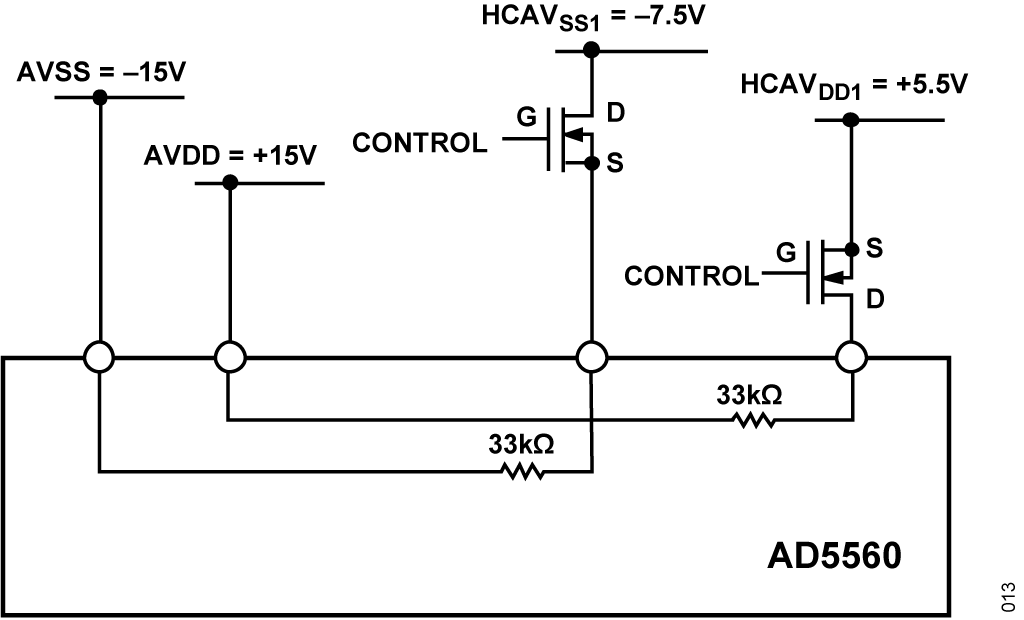 Figure 13. Example of Using MOSFET Instead of a Diode.