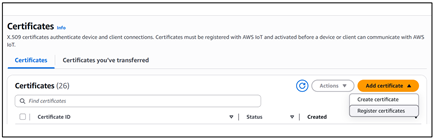 Figure 6. Add Certificate