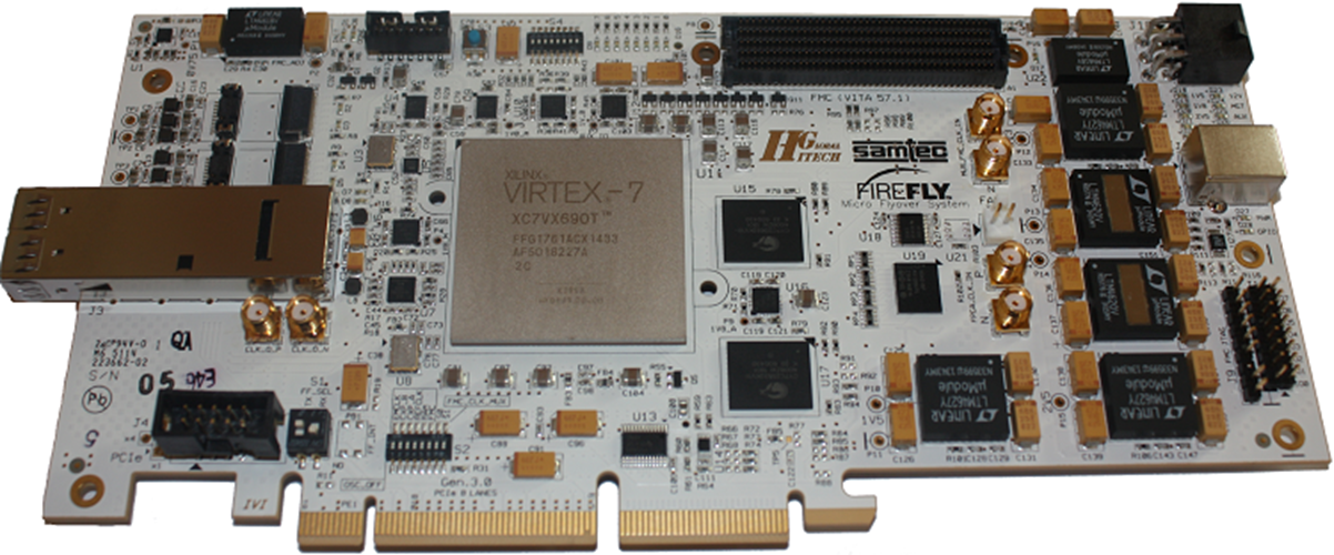 HTG-712 Networking Card with Samtec Firefly