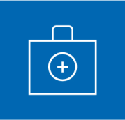 A doctor’s bag healthcare icon