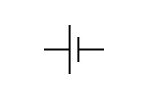 Battery cell schematic symbol