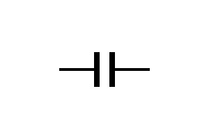 Capacitor schematic symbol