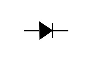 Diode schematic symbol