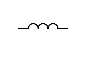 Inductor schematic symbol