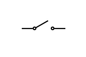 Switch schematic symbol