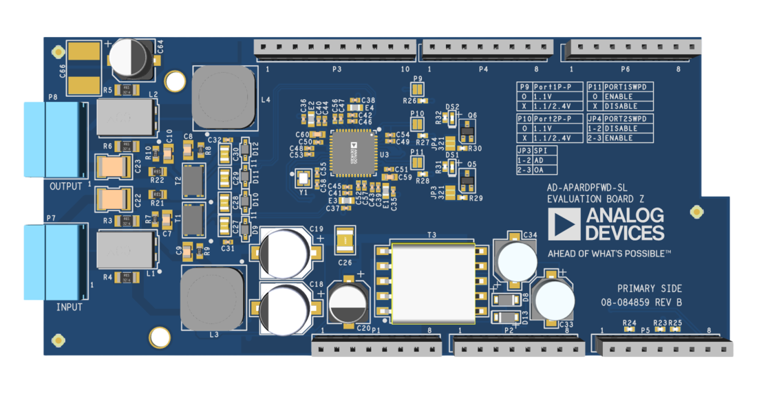 AD-APARDPFW-SL Evaluation Board Photo Top View