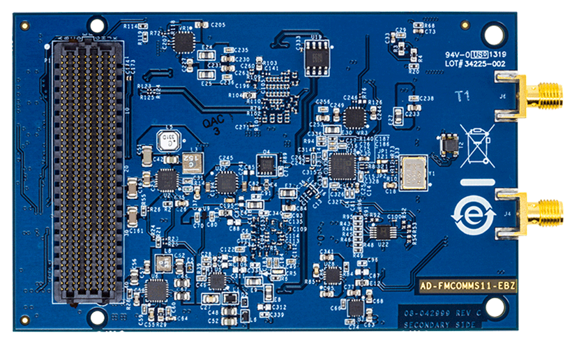 AD-FMCOMMS11-EBZ Evaluation Board - Bottom View