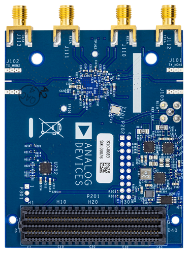 AD-FMCOMMS2-EBZ Evaluation Board - Bottom View