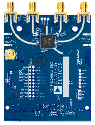 AD-FMCOMMS2-EBZ Evaluation Board - Top View