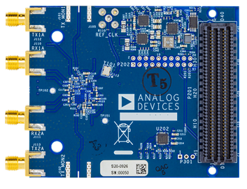 AD-FMCOMMS3-EBZ Evaluation Board - Top View