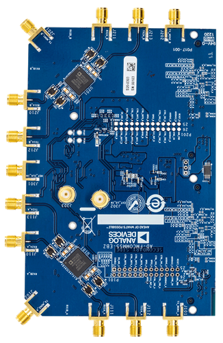 AD-FMCOMMS5-EBZ Evaluation Board - Top View
