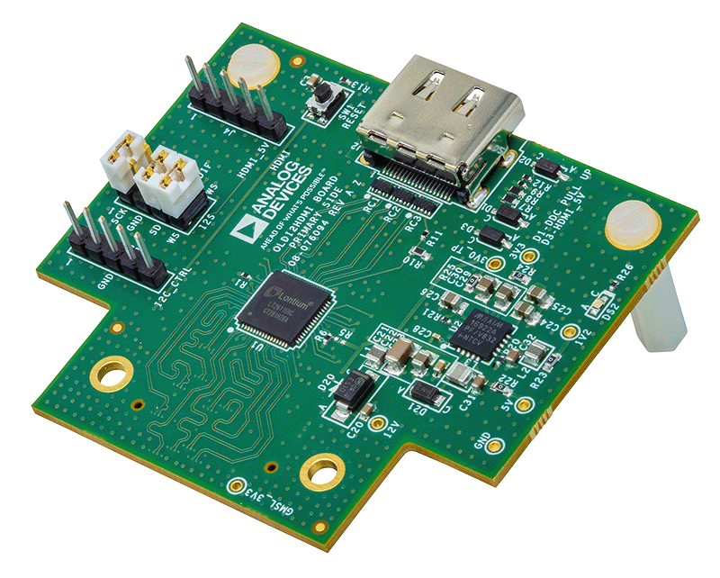 AD-GMSL-D-E-ADP Board Photo Angle View