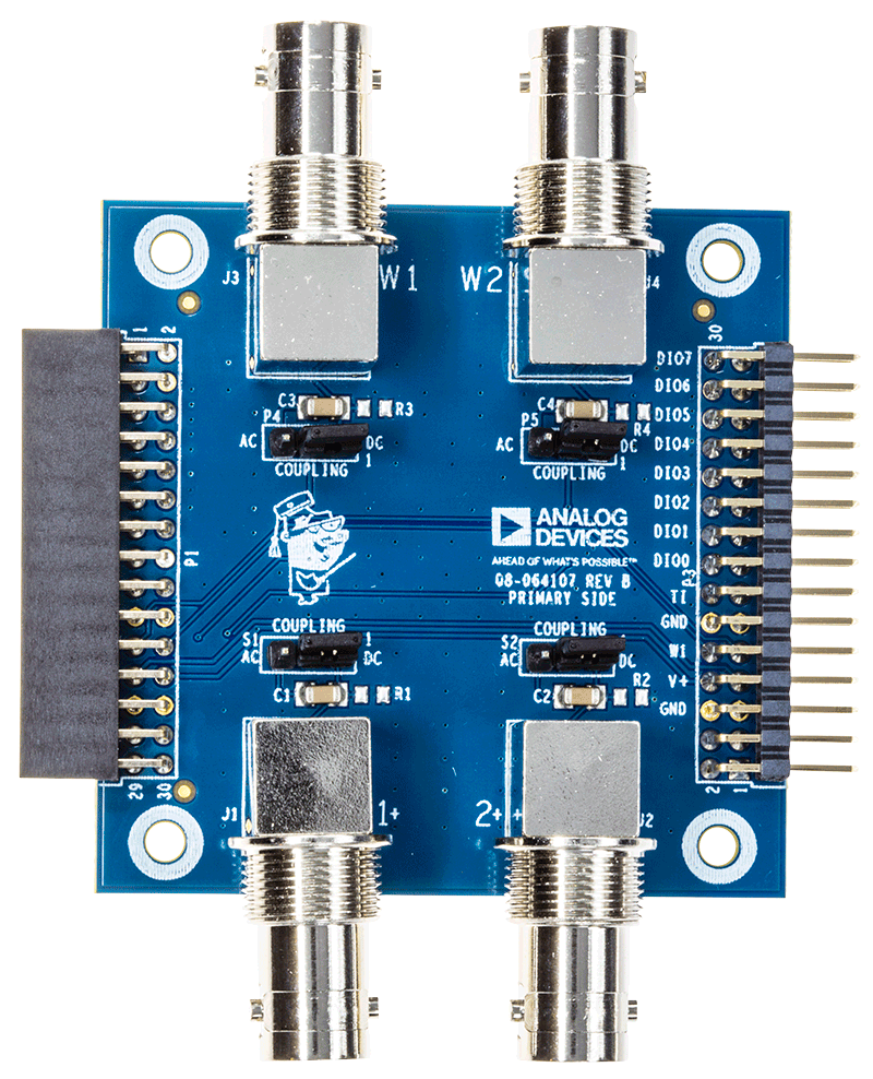 AD-M2KBNC-EBZ Evaluation Board - Top View